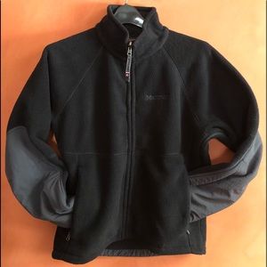 Marmot Black jacket Fleece Size M.